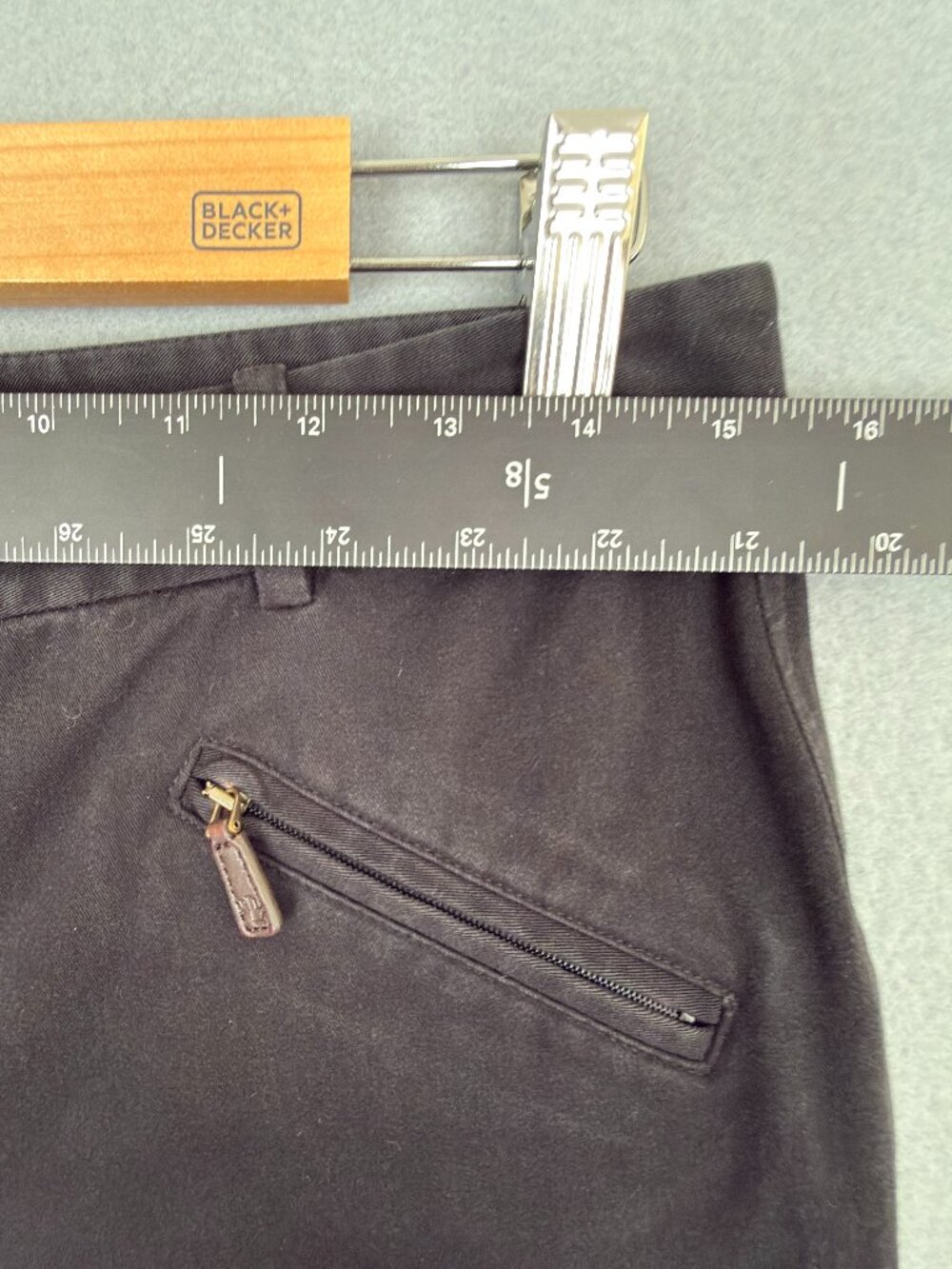 Lauren Ralph Lauren Petite Women’s Black Pants 6P Straight Leg Classic Preppy - Picture 11 of 13